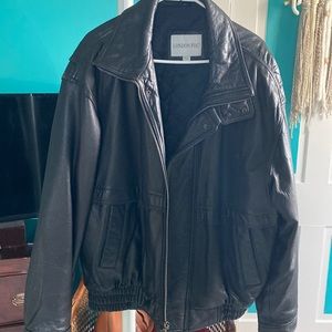 Men’s Large London Fog butter soft leather jacket